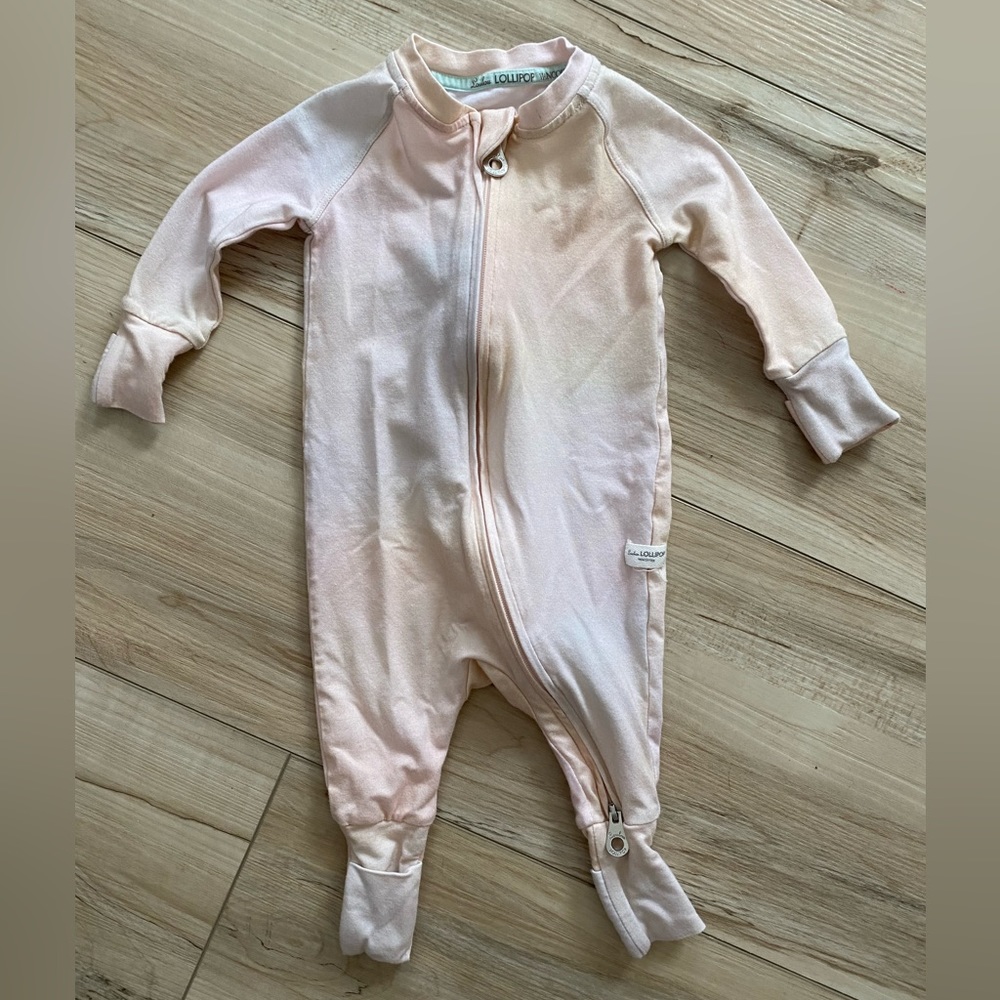 Loulou Lollipop - 0-3 month baby girl sleeper bamboo